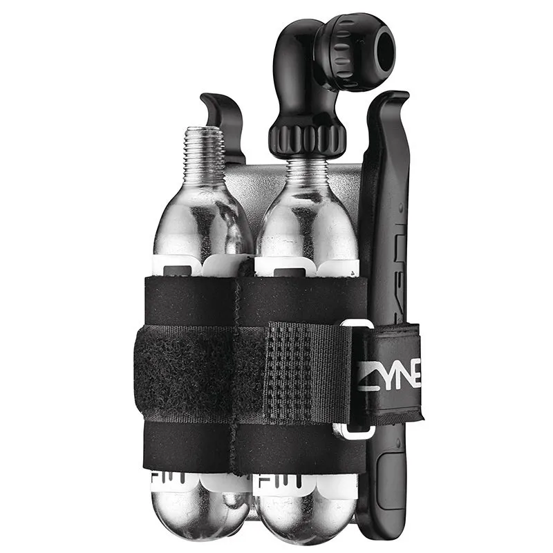 Lezyne Twin CO2 16g Tire Repair Kit in Black