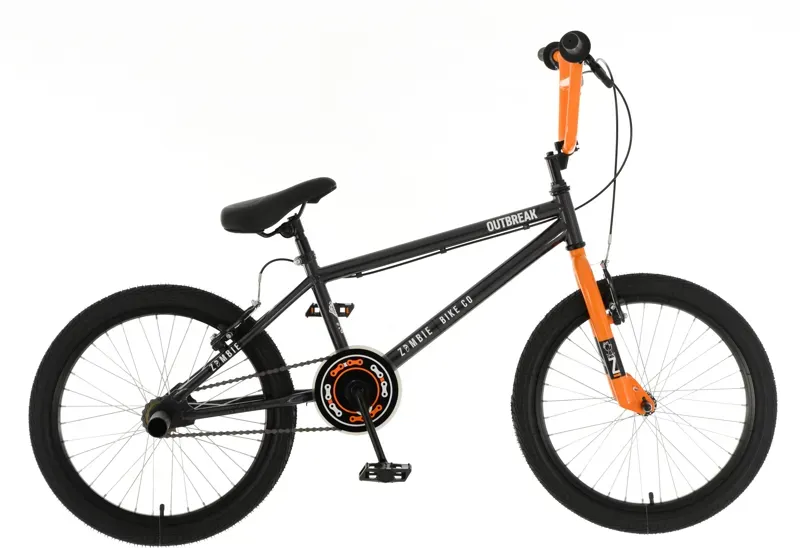 Zombie Outbreak BMX Dark Grey Orange 