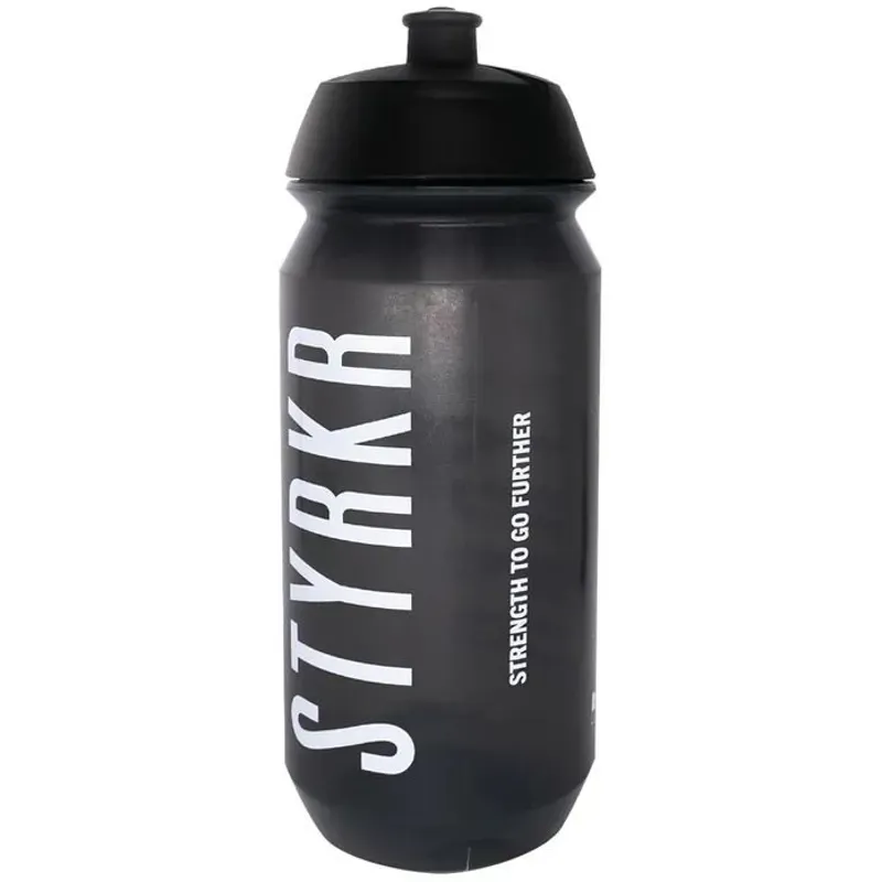 STYRKR - Water Bottle Transparent Black 500ml