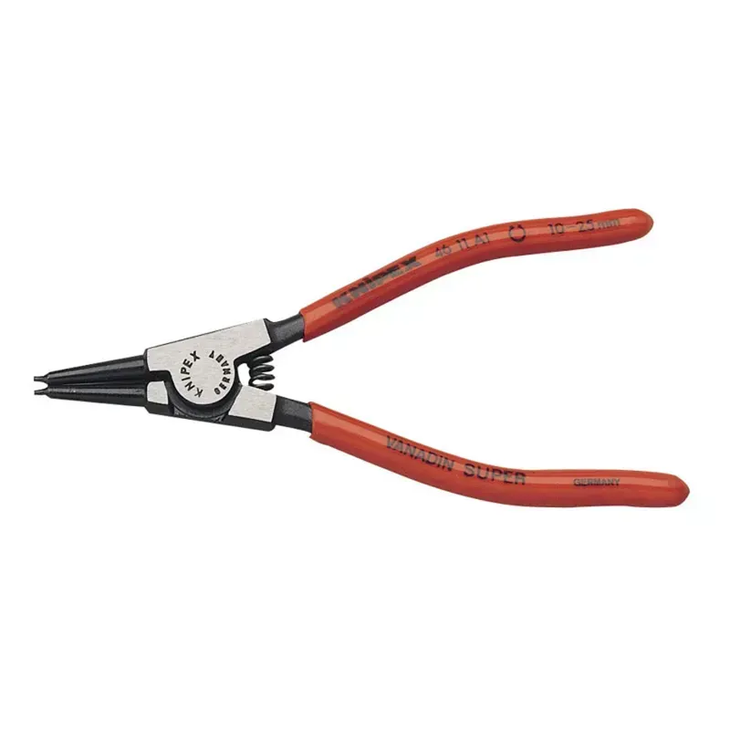 Knipex Circlip Pliers External Straight Pliers in Red/Silver