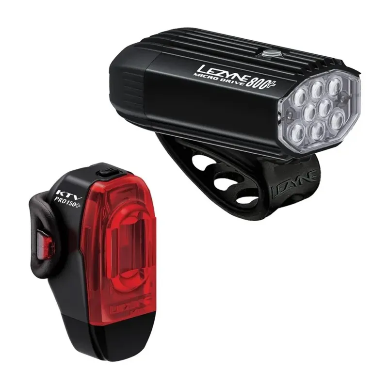 Lezyne Micro Drive 800+/KTV Drive Pro+ Light Set 