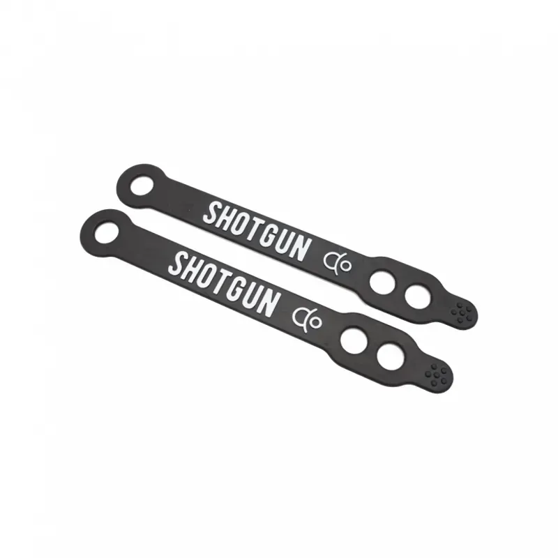 Kids Ride Shotgun Pro Foot Peg Straps Pair Black