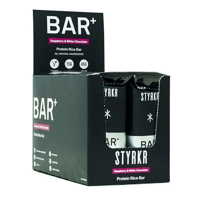 STYRKR - BARPLUS Raspberry Chocolate Recovery Bar x12