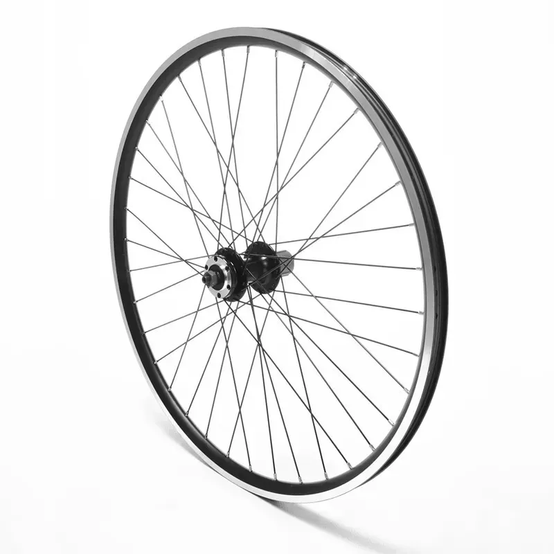 Wheels 26-inch Cassette Double Wall QR Disc MTB Rear Wheel in Black-1