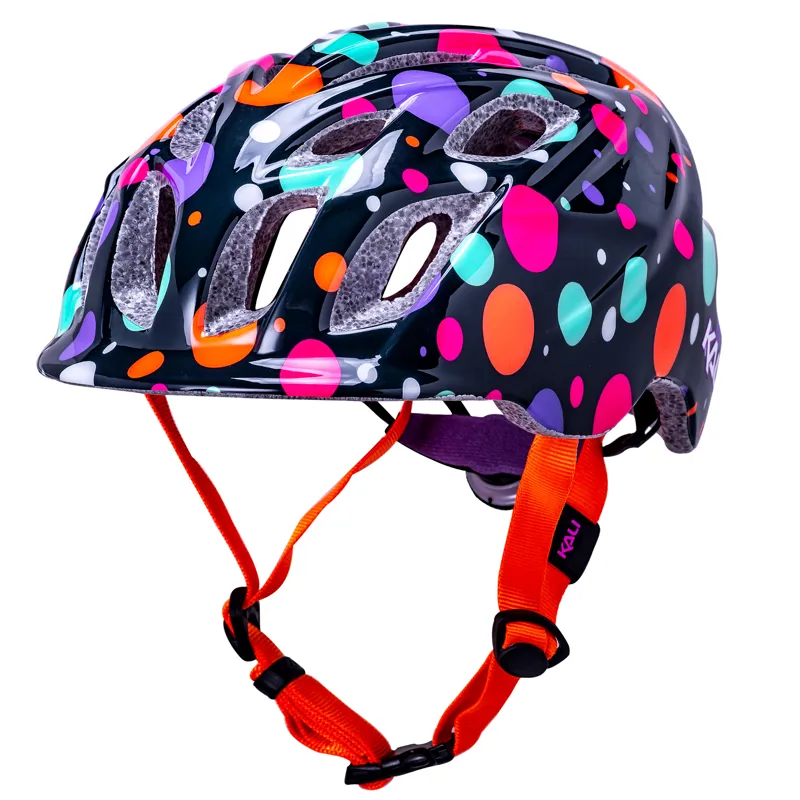 Kali Chakra Child Lighted Kids Helmet in Confetti/Gloss Teal