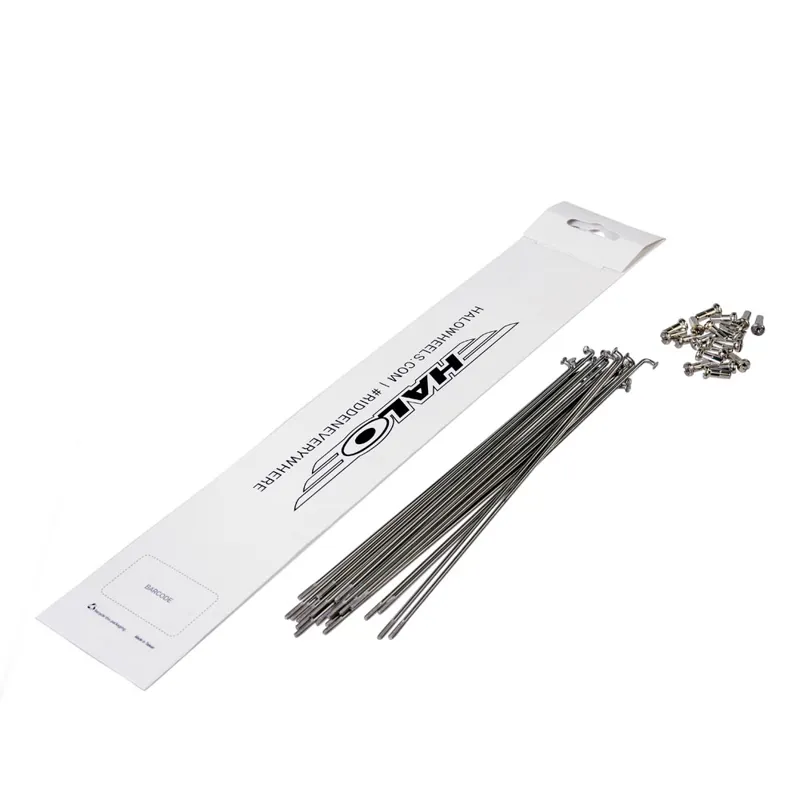 Halo DB SS Spokes in Silver - Various Sizes - Individual Spokes