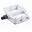 DMR V6 Cro-Mo Axle Plastic Flat Pedal in White