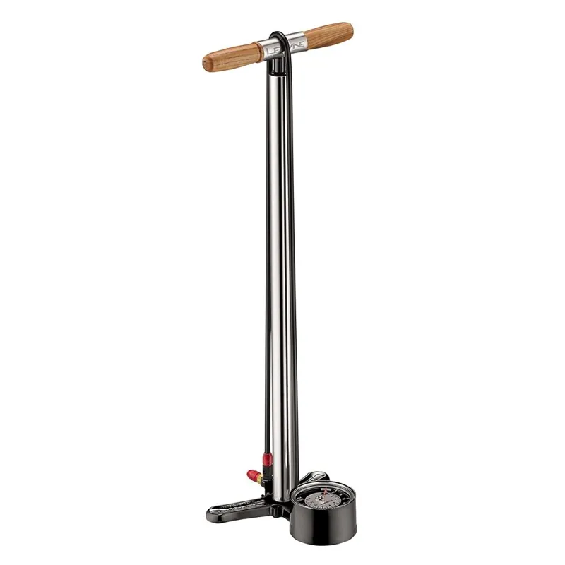 Lezyne Alloy Floor Drive Track Pump in Silver