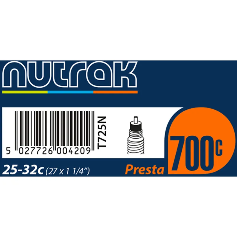 Nutrak Innertube 700 X Multiple Sizes-2