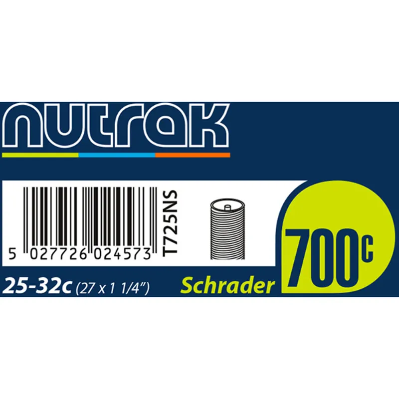 Nutrak Innertube 700 X Multiple Sizes-3