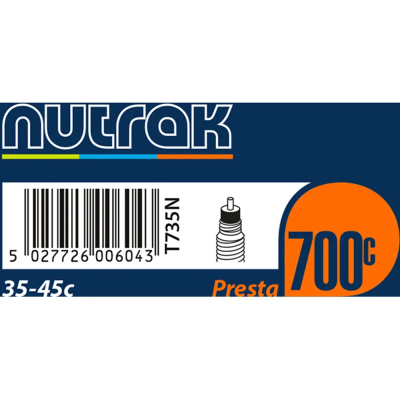 Nutrak Innertube 700 X Multiple Sizes-4