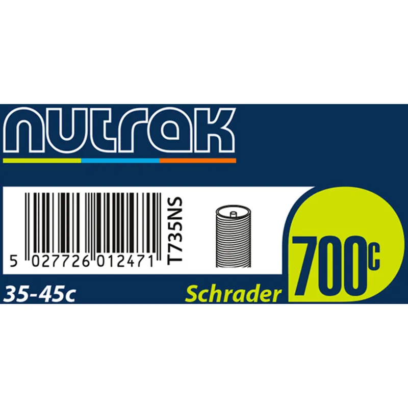 Nutrak Innertube 700 X Multiple Sizes-5