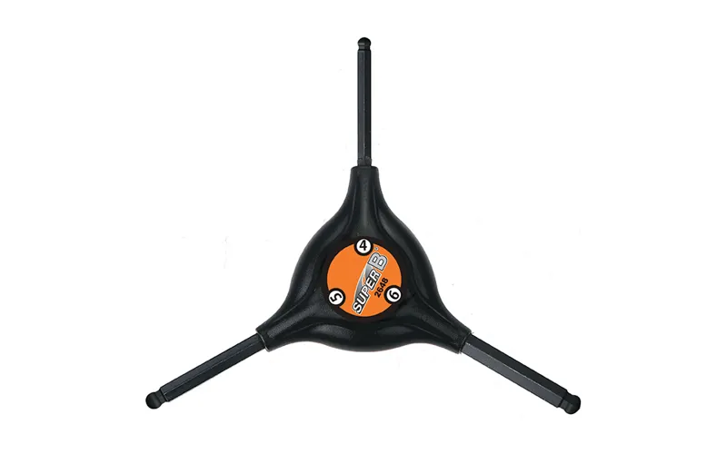 Super B TB-2648 Ball Ended Hex Key Wrench 4/5/ 6mm Black 7921