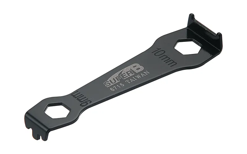 Super B TB-6715 Chainring Nut Wrench 9mm/ 10mm Black 9/10mm