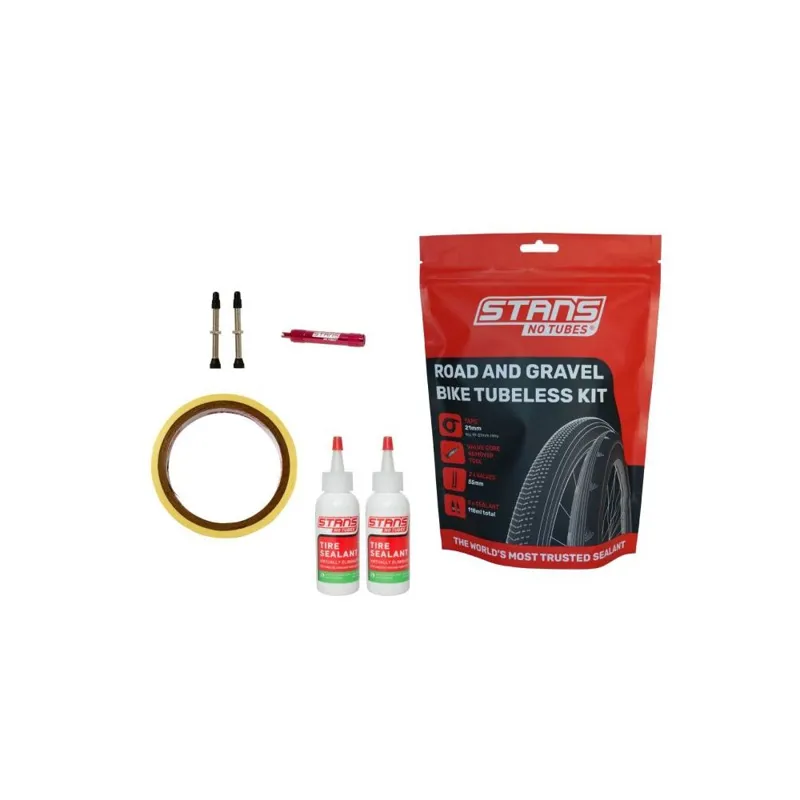 Stans NoTubes - Tubeless Kit ROAD - 21mm Tape - 55mm Valves
