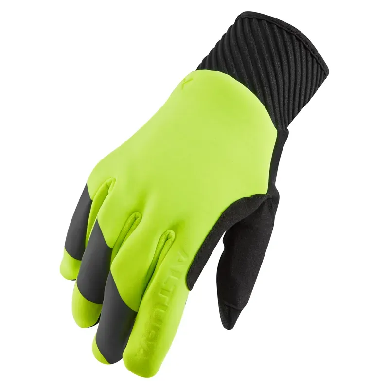 Altura Windproof Nightvision Gloves in Yellow