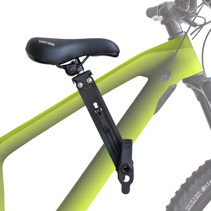 Kids Ride Shotgun Child Seat Seat in Black