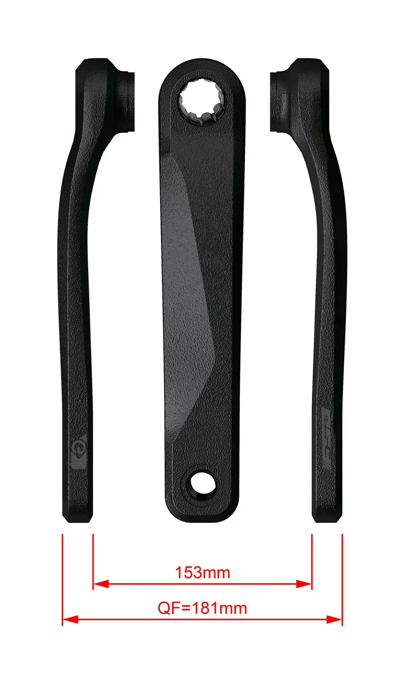 FSA CK-220 Bosch G3 eBike Crank Arm Set in Black