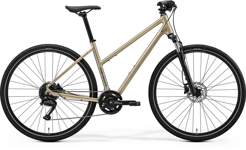 Crossway 100 Women's Hybrid Bike - My26 - In High Cream Grey
