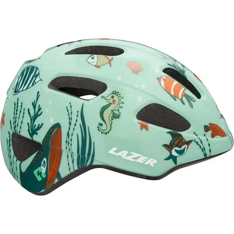 Lazer PNut KC Kid's Helmet Sealife Green