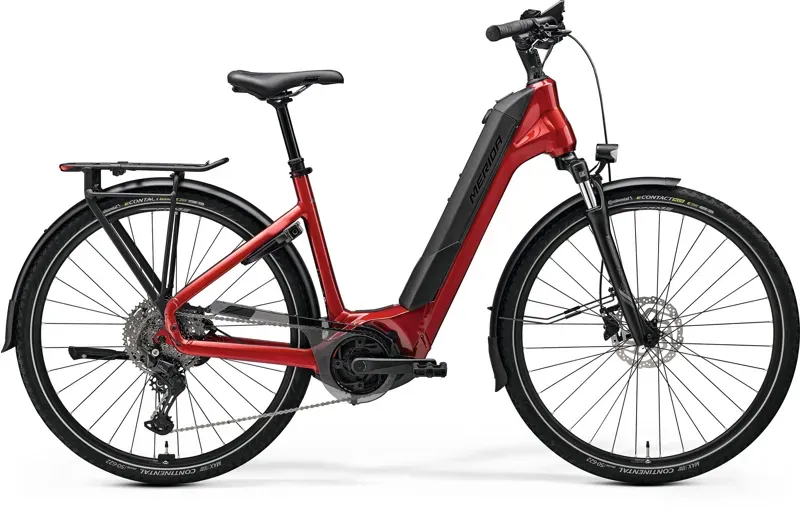 Merida eFloat City 600 EQ Cargo E-Bike - MY26 - in Dark Strawberry Grey