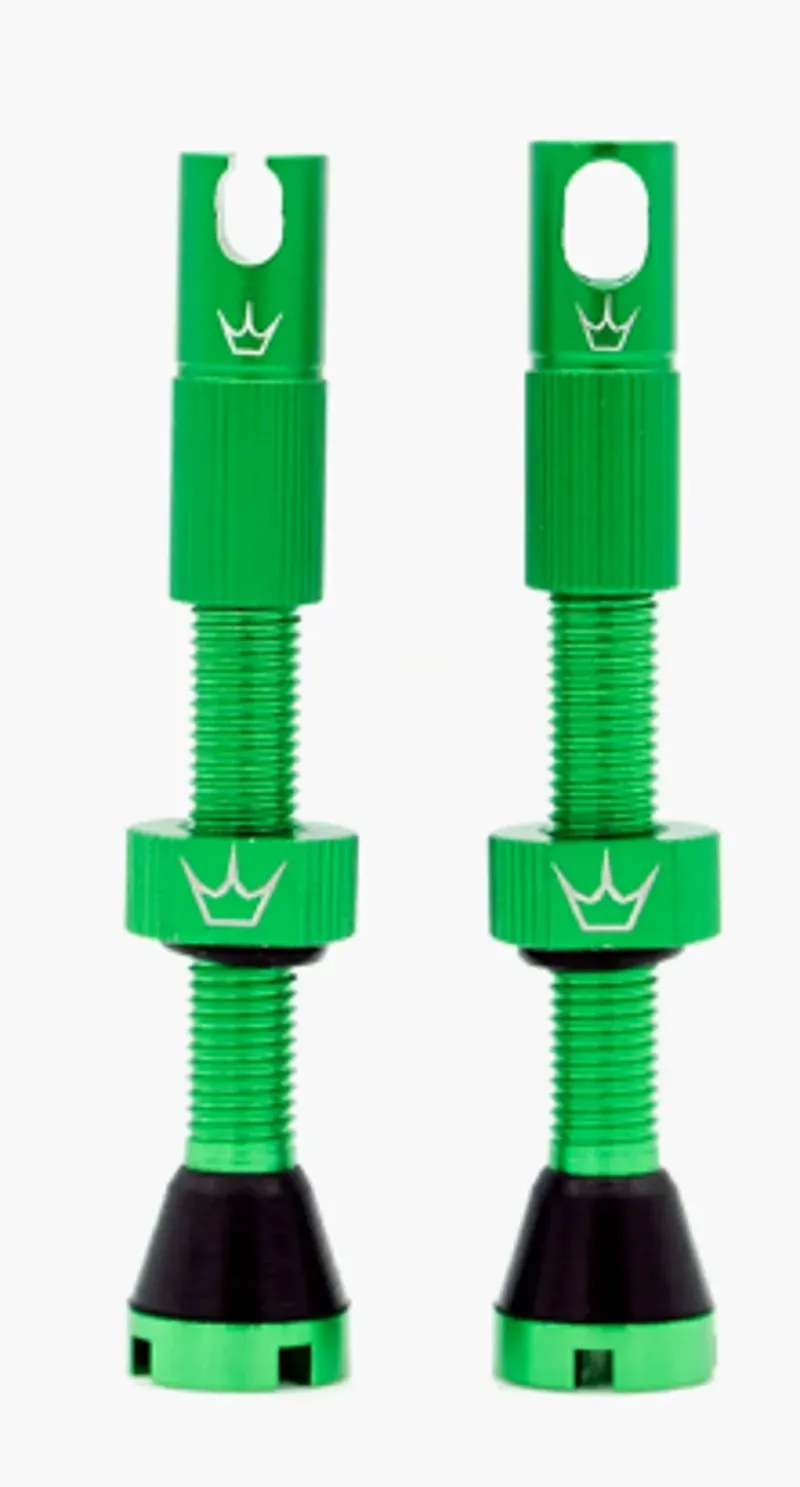 Peaty's X Chris King MK2 Tubeless Valves in Green