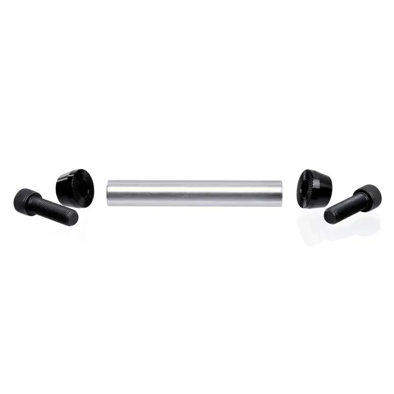Identit Thru-Axle 15x100mm Hub Conversion Axle Kit in Black