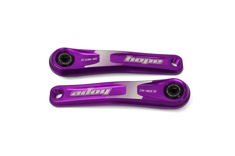 Hope E-Bike Crankset - 155mm Purple - Multiple Options
