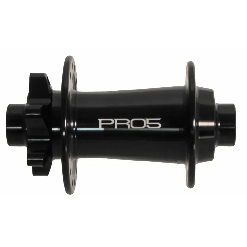 Hope Pro 5 110x28-hole Disc Front 15mm T-A Hub in Black