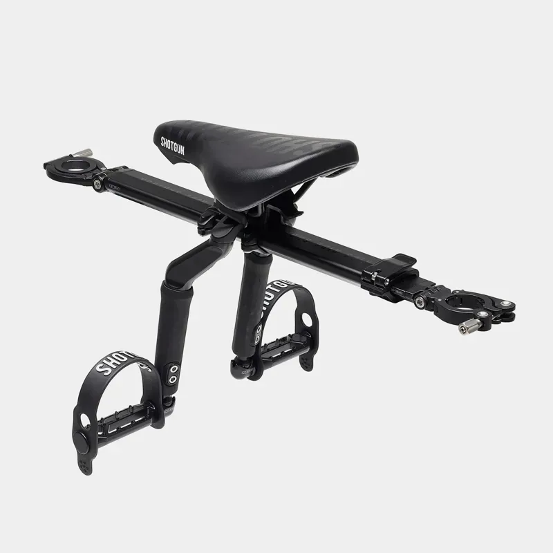 Kids Ride Shotgun Shotgun PRO II MTB Seat and Bar Combo Pack Black-3