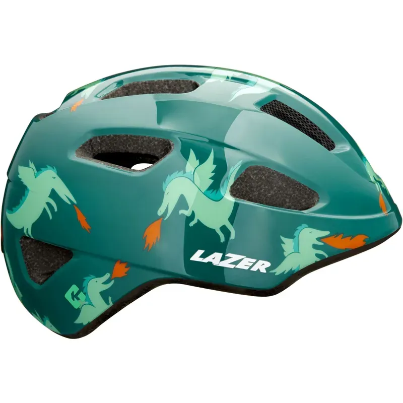 Lazer NutZ 2.0 KinetiCore Youth Helmet in Dragon Green