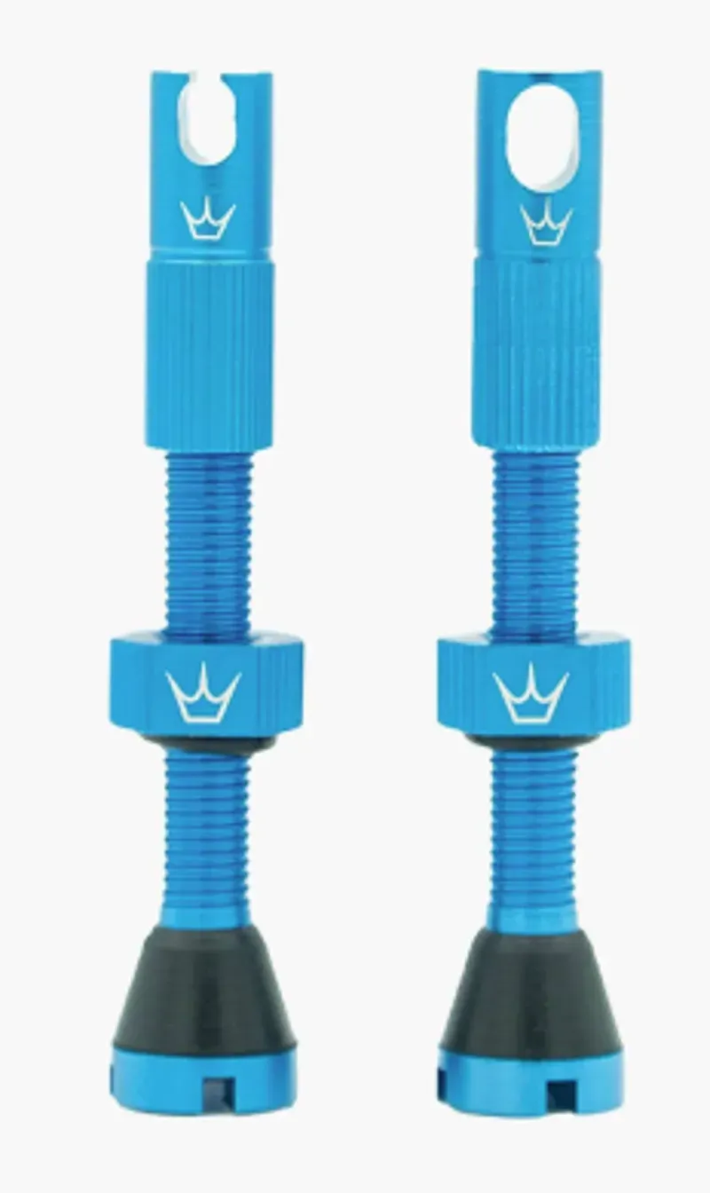 Peaty's X Chris King MK2 Tubeless Valves in Turquoise