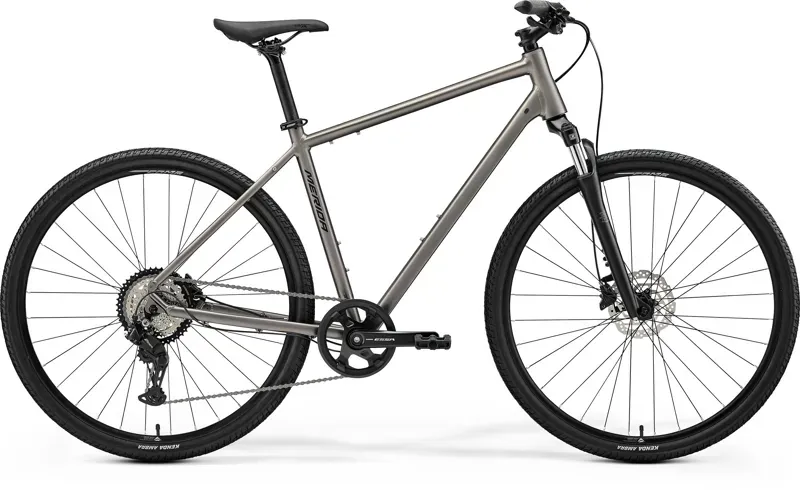 Merida Crossway 20 Hybrid Bike - MY26 - in Silk Warm Slate Grey Black