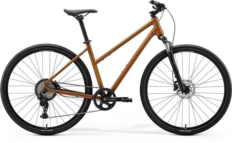 Merida Crossway 20 Women's Hybrid Bike - My26 - in Silk Fall Leaf Brown Wild Honey