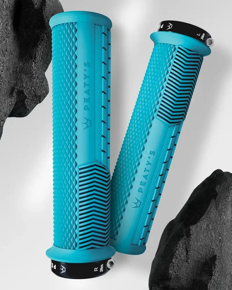 Peaty's Monarch Knurl Grip Blue