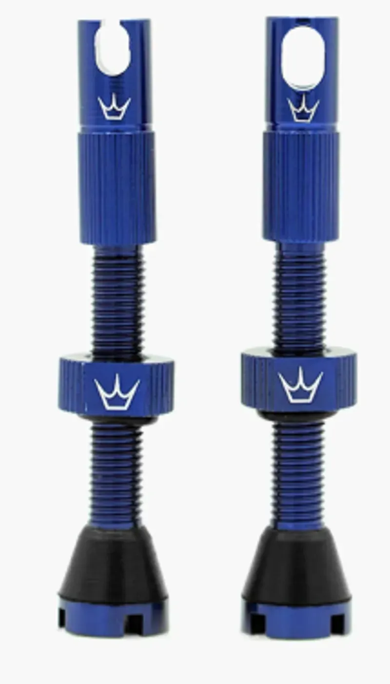 Peaty's X Chris King MK2 Tubeless Valves in Navy