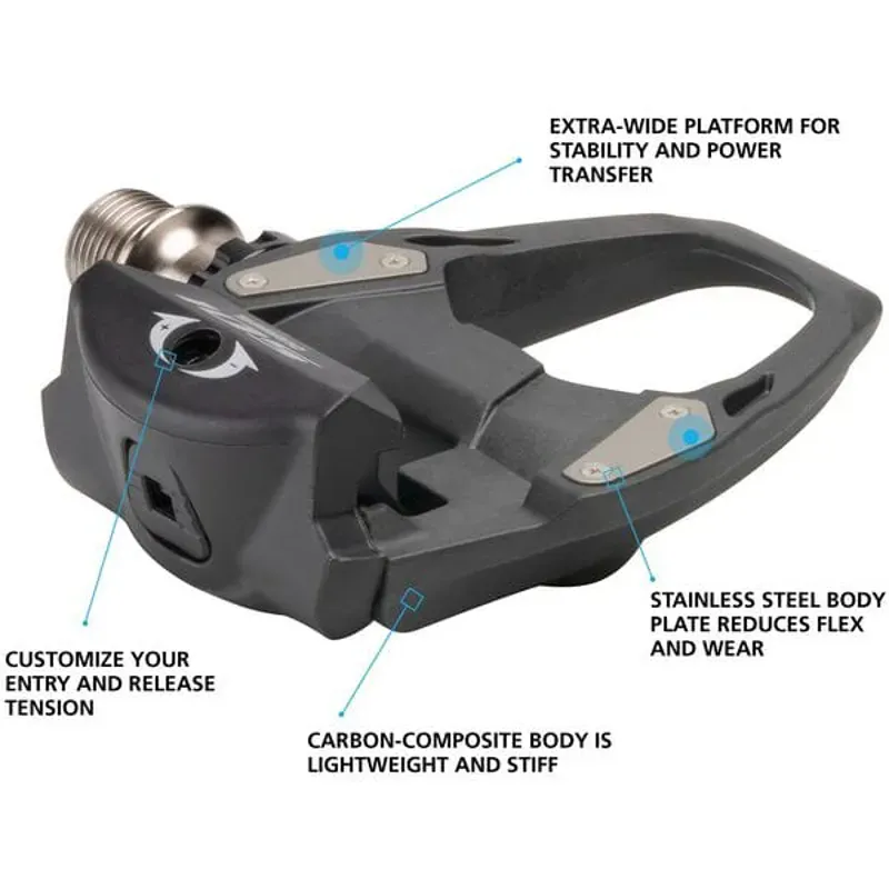 Shimano 105 Pedal R7000 SPD- SL Black -1