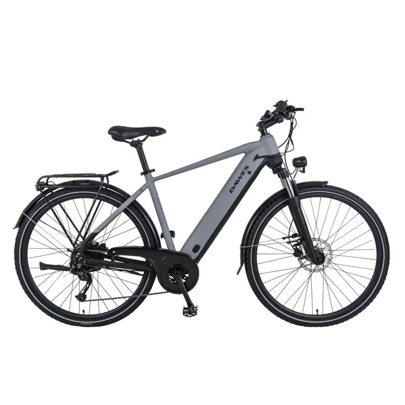 Dawes Spire 2.0 Crossbar Electric Hybrid Bike in Grey