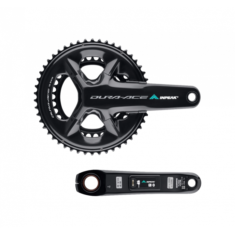 INPEAK Dura Ace R9200 Powercrank-E - Twin2 in Black