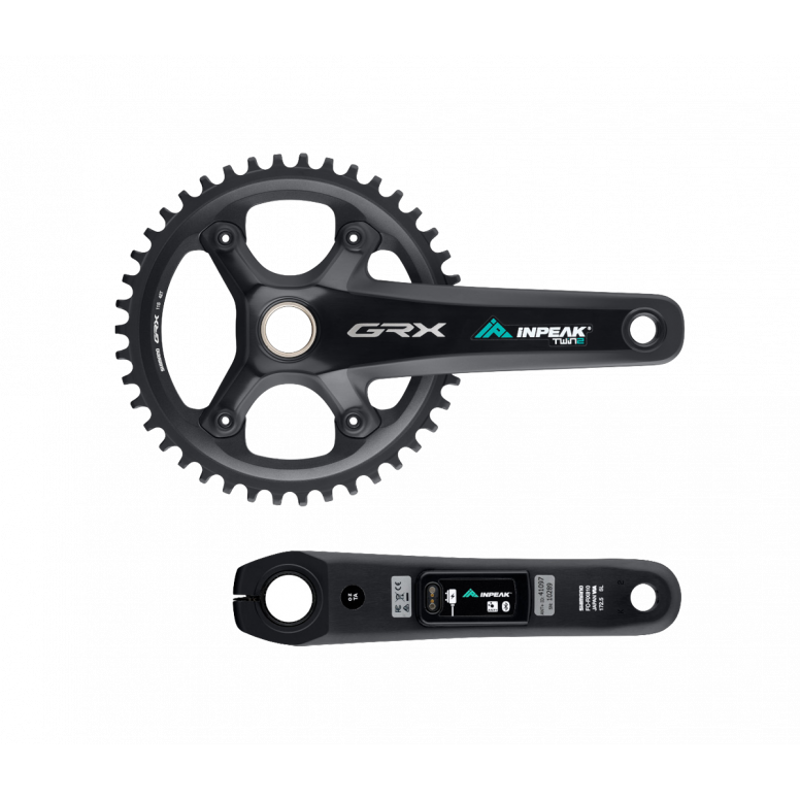 INPEAK GRX RX820 1x Powercrank-E  Twin2 in Black 