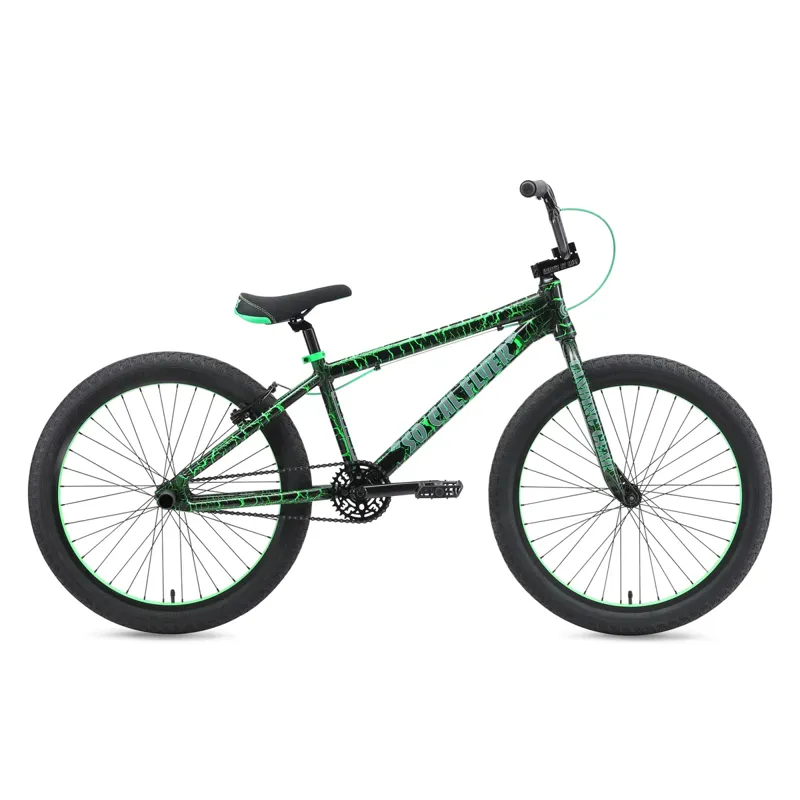 SE Bikes So Cal Flyer 24 Green Crackle - 2026 NEW
