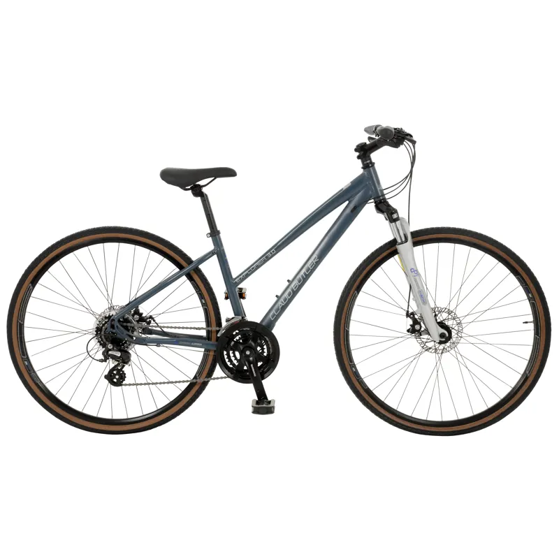 Claud Butler Explorer 3.0 Low Step Hybrid Bike in Grey