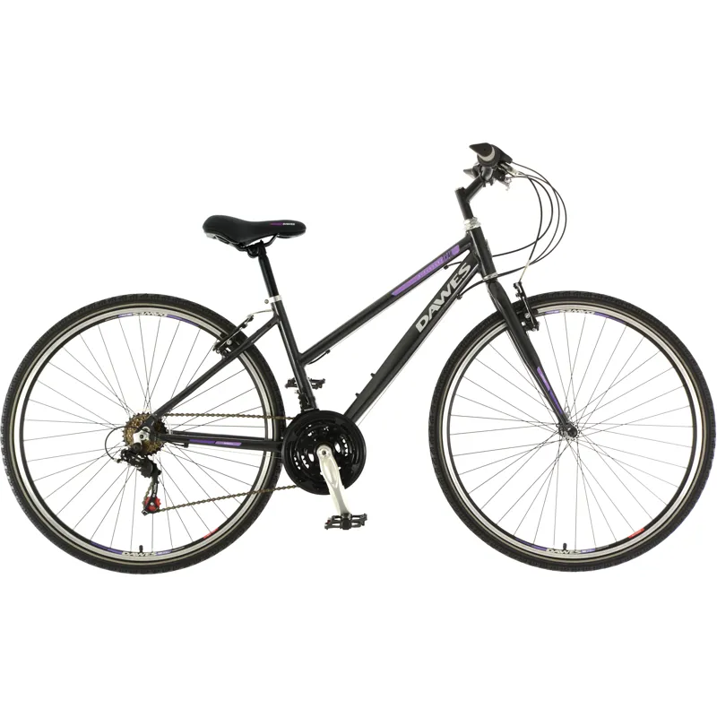 Dawes Discovery Trail Low Step Hybrid Bike in Grey