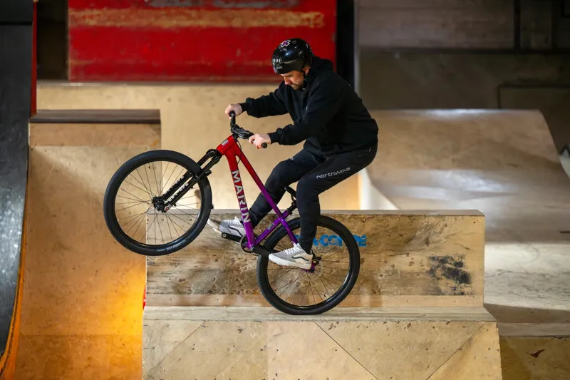 Marin Alcatraz 2 Dirt Jump Bike in Red/Purple-6