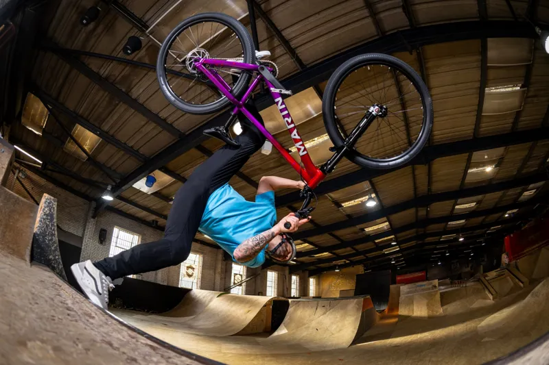 Marin Alcatraz 2 Dirt Jump Bike in Red/Purple-4