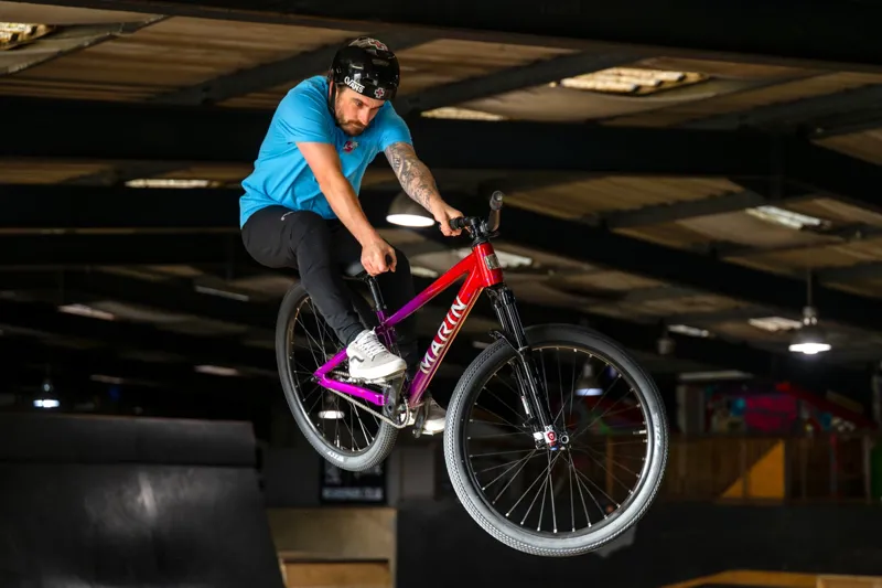 Marin Alcatraz 2 Dirt Jump Bike in Red/Purple-7