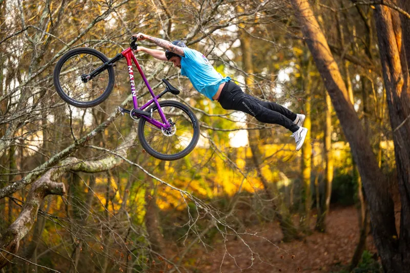 Marin Alcatraz 2 Dirt Jump Bike in Red/Purple-3