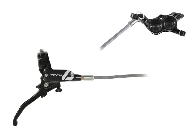 Hope T4E4 Black/Black Braided - No Rotor-1