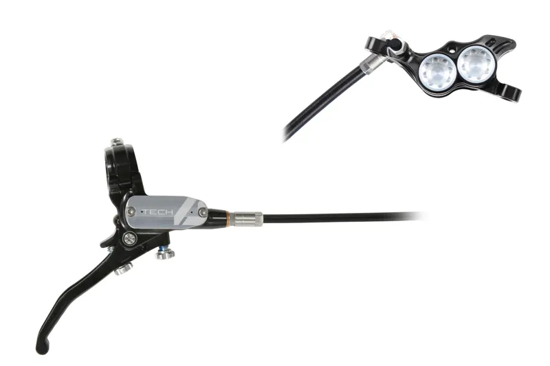 Hope T4E4 Black/Silver - No Rotor-1