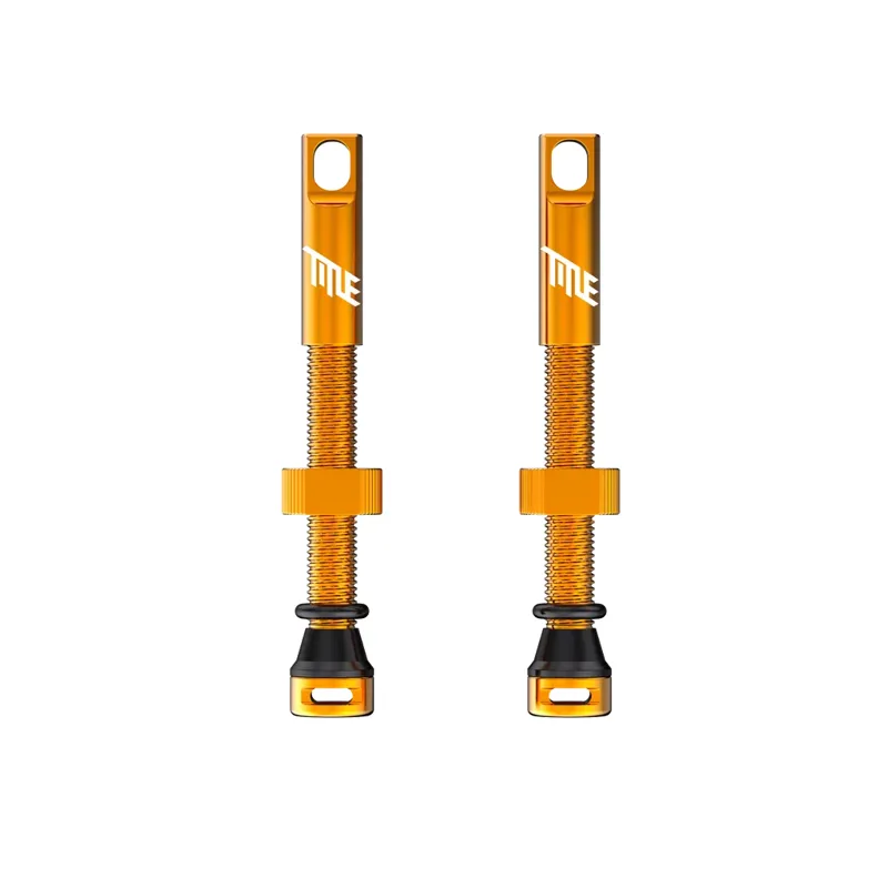 TITLE MTB Tubeless Valves Gold